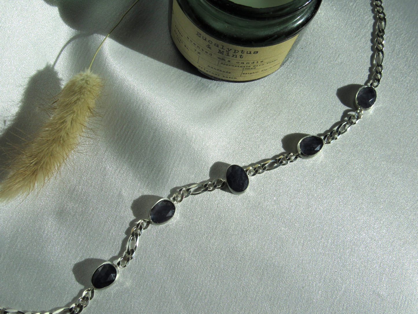 Multi-stone Choker in Iolite