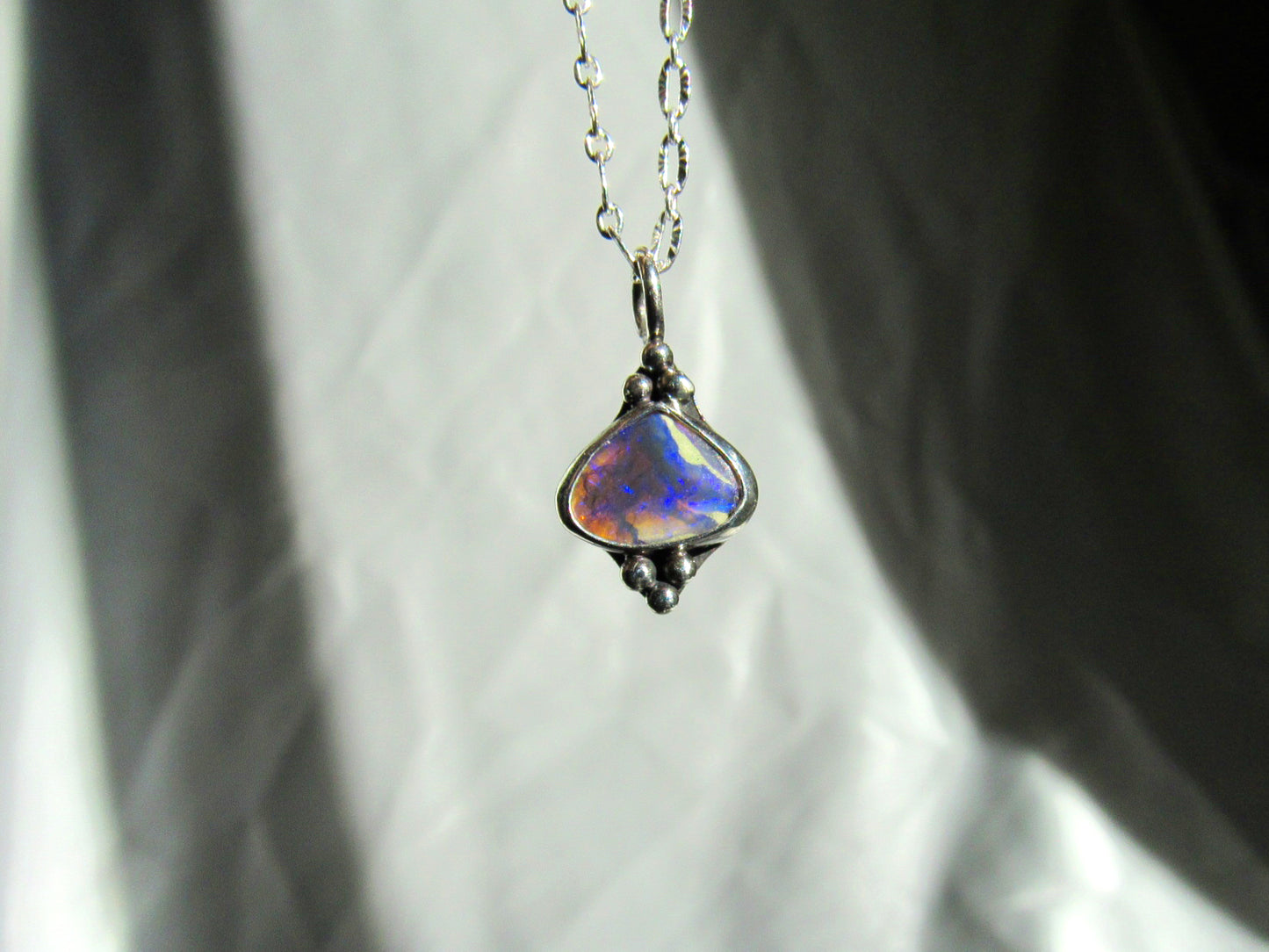 Lightning Ridge Opal Pendant