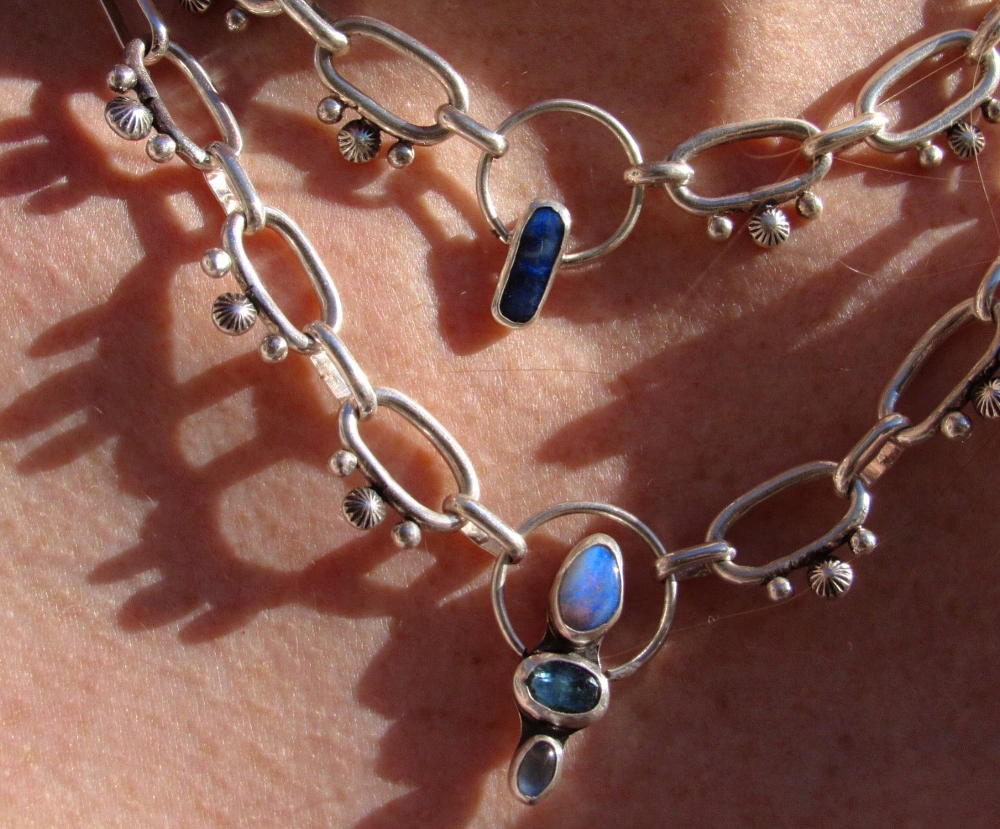 Opal Handmade Chain Necklace