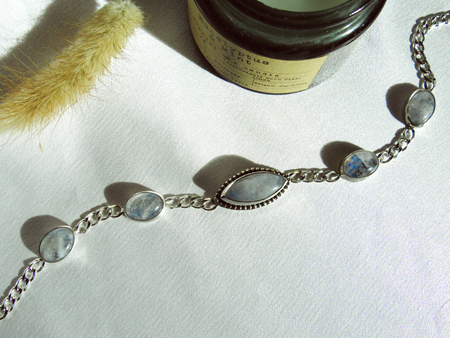 Multi-Stone Choker in Moonstone