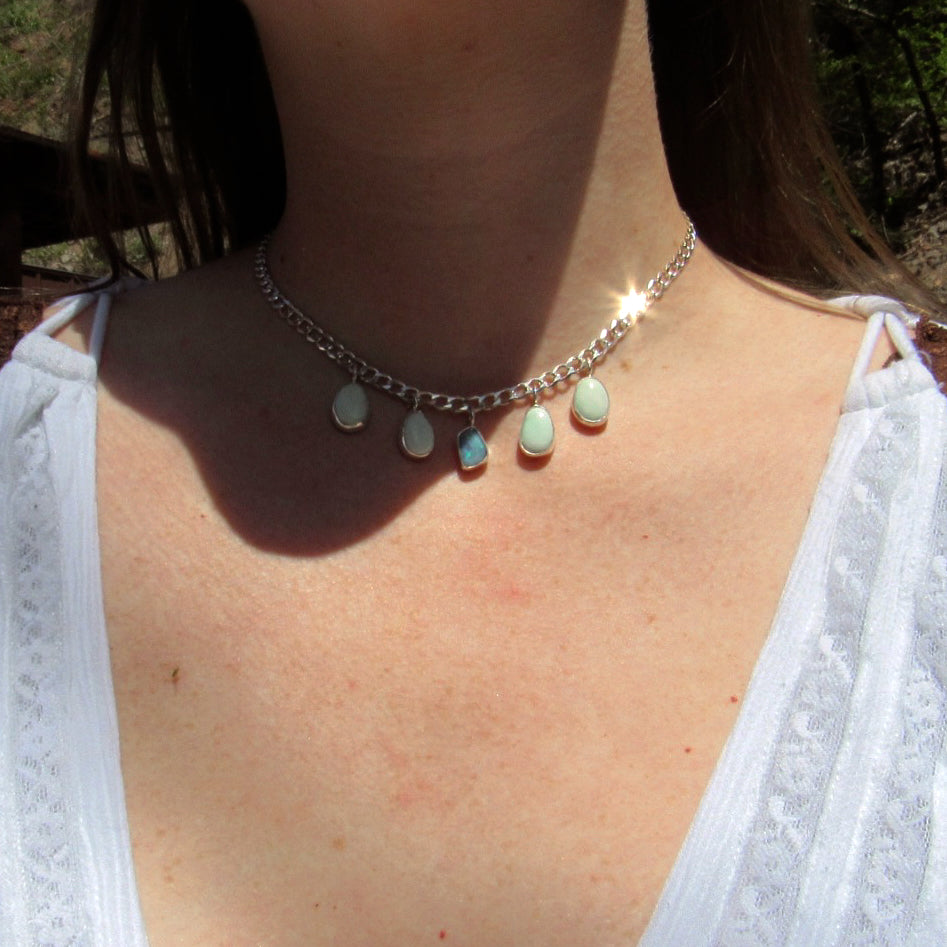Opal & Turquoise Choker