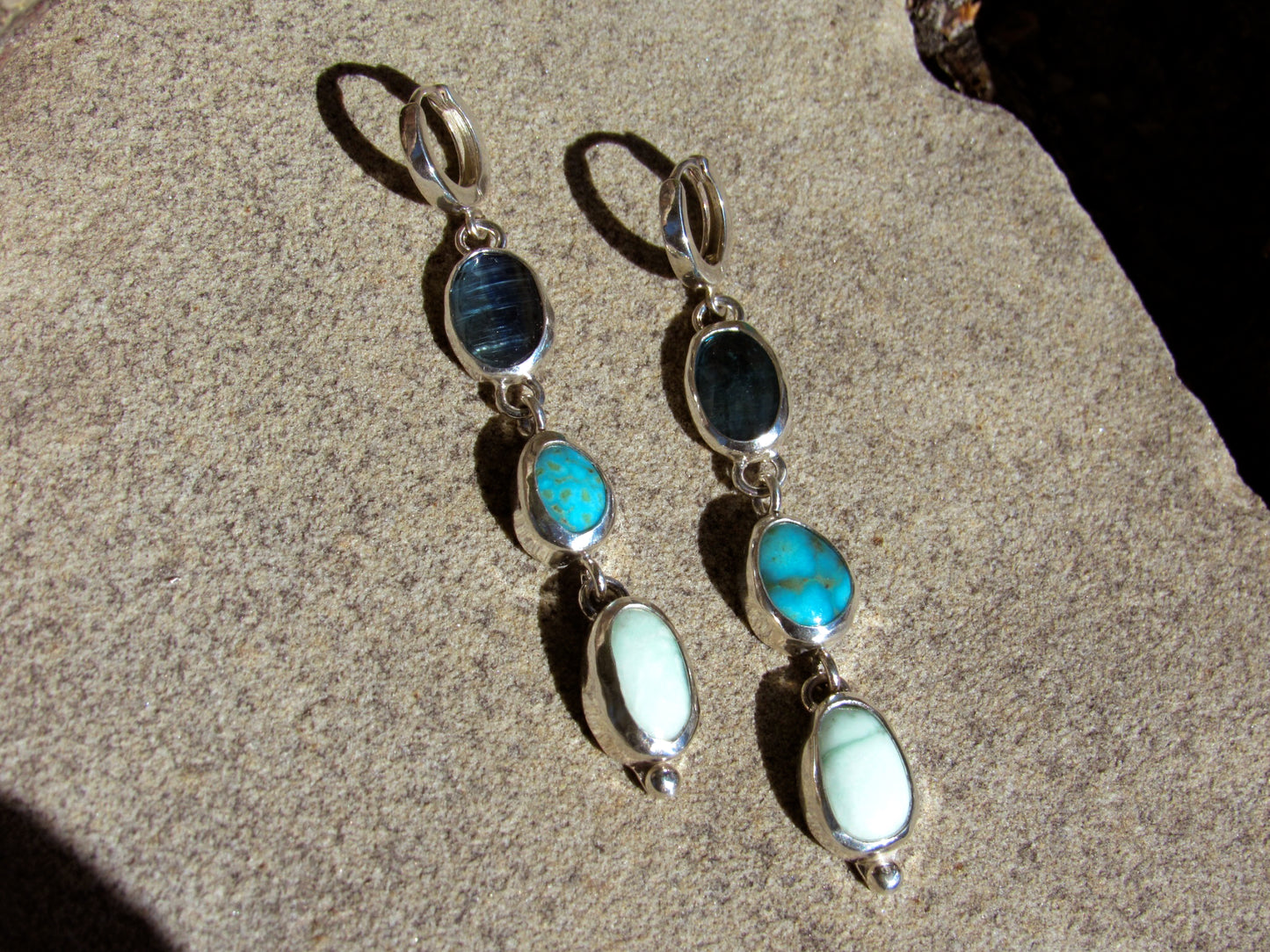 Summer Blues Drop Earrings
