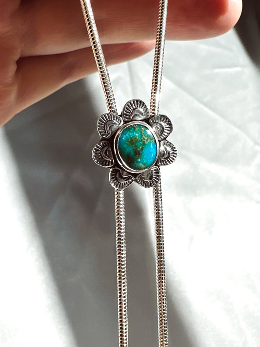 Sonoran Gold Turquoise Chain Bolo