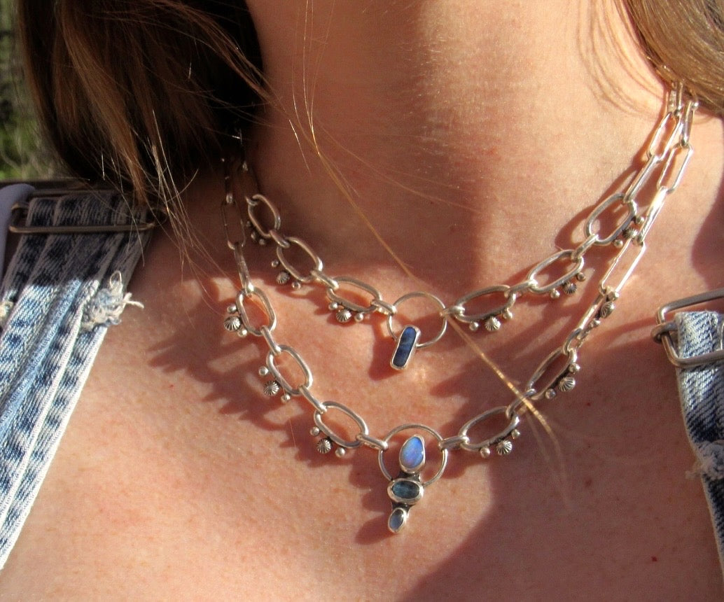Opal Handmade Chain Necklace