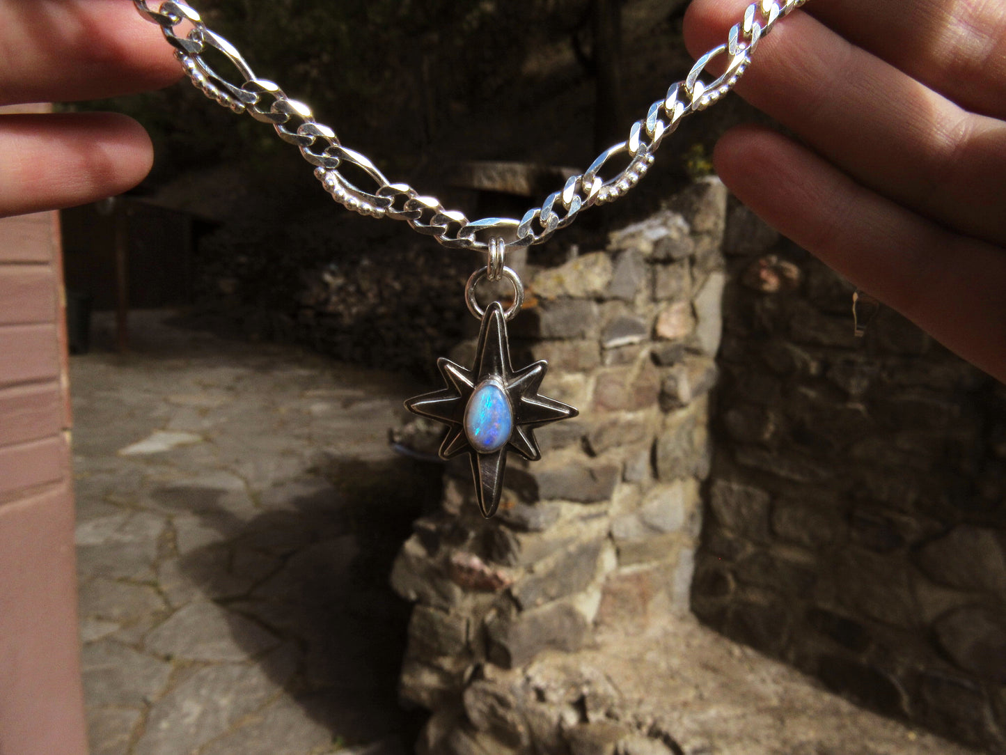 Polaris Necklace in Boulder Opal