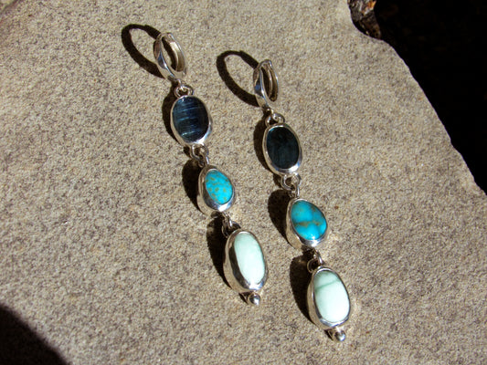 Summer Blues Drop Earrings